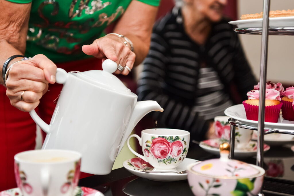 Ibis Care aged care afternoon tea